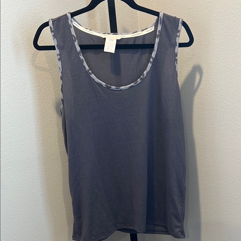 Gray Sleeveless Women's sleep Top